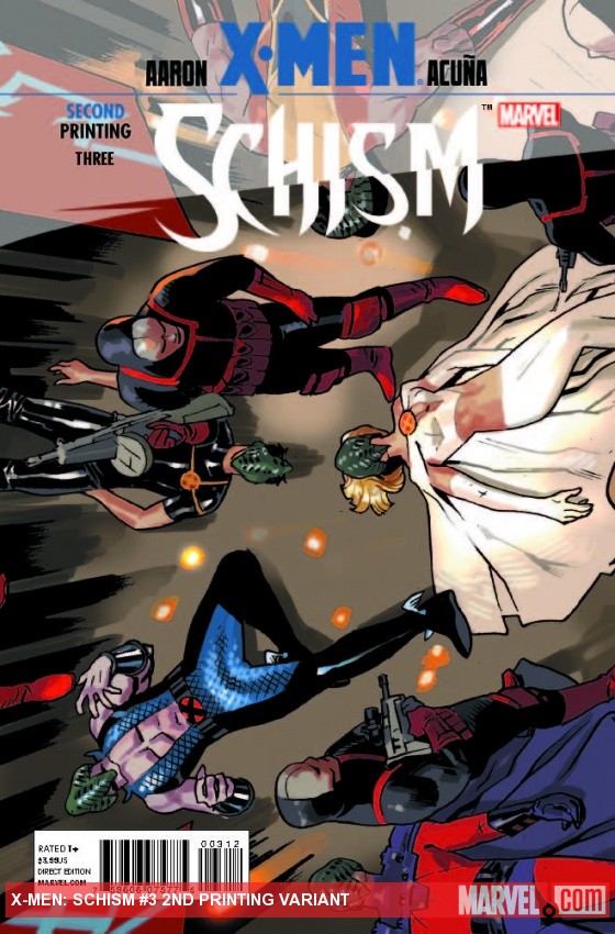 X-Men: Schism (2011) #3 (2nd Printing Variant)
