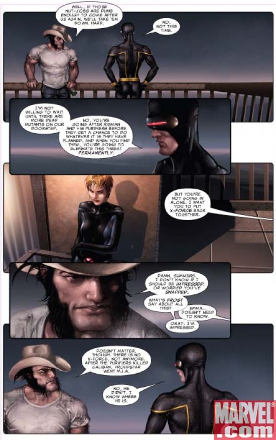 X-FORCE #1 Interior Art