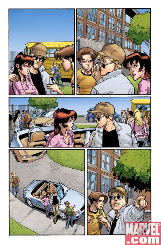 ULTIMATE SPIDER-MAN #118 interior art