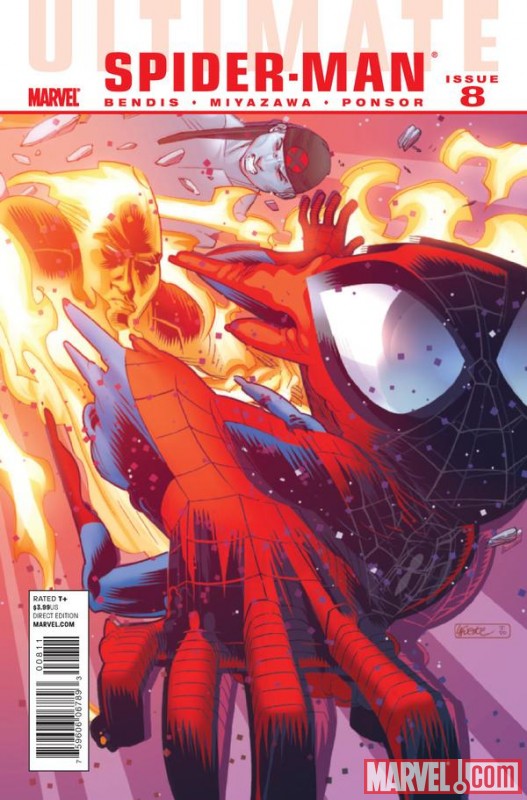 Image Featuring Iceman (Ultimate), Spider-Man (Ultimate)