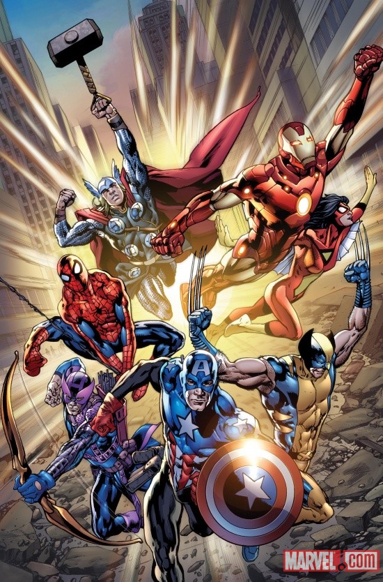 Avengers #12.1 cover art by Bryan Hitch Avengers #12.1 cover art by Bryan Hitch