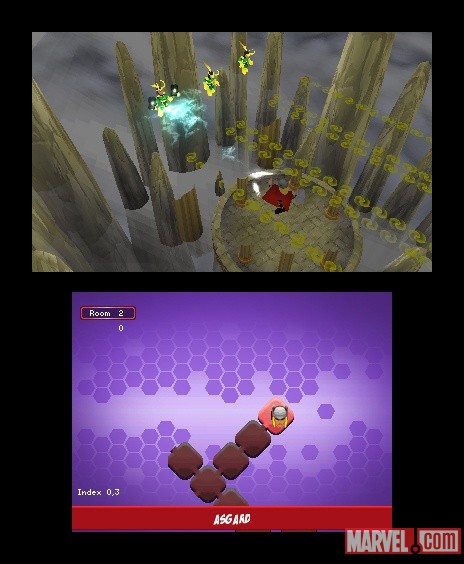 Screenshot from Marvel Super Hero Squad: The Infinity Gauntlet for Nintendo 3DS