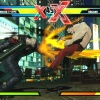 Nemesis and Haggar in Ultimate Marvel vs. Capcom 3 for the PlayStation Vita