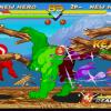 Screenshot of Captain America vs. Hulk in Marvel vs. Capcom Origins
