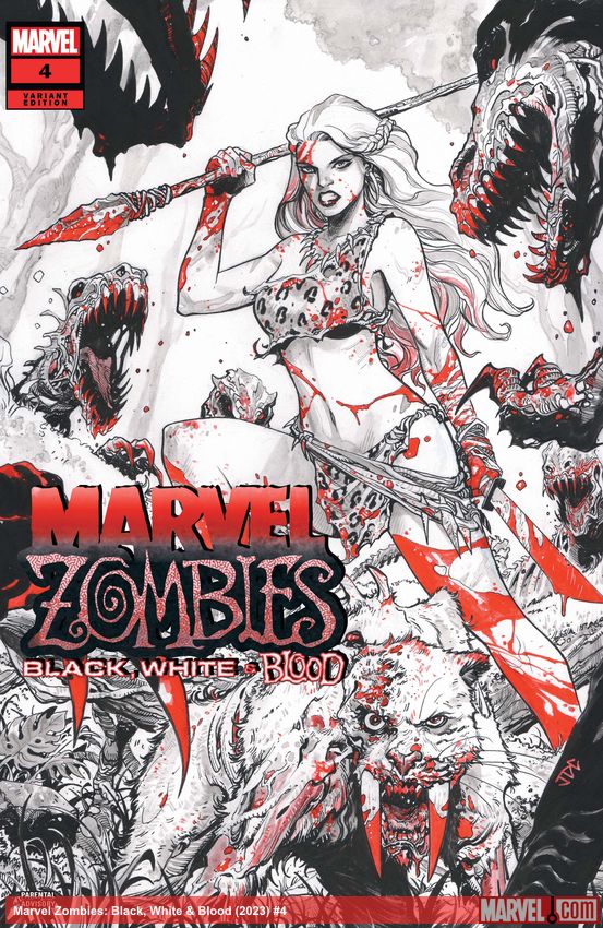 Marvel Zombies: Black, White & Blood (2023) #4 (Variant)