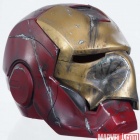 Crushed Mark III Iron Man helmet movie prop