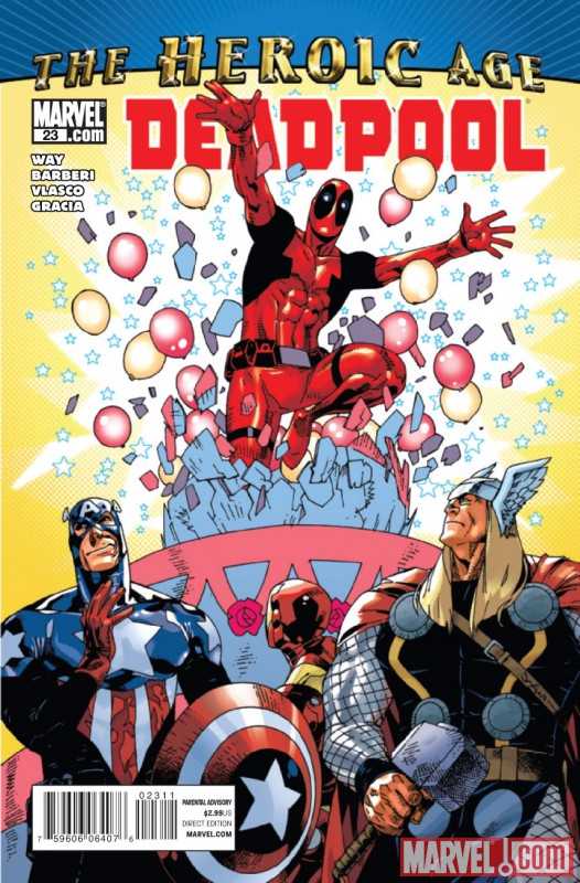 DEADPOOL #23 cover by Jason Pearson