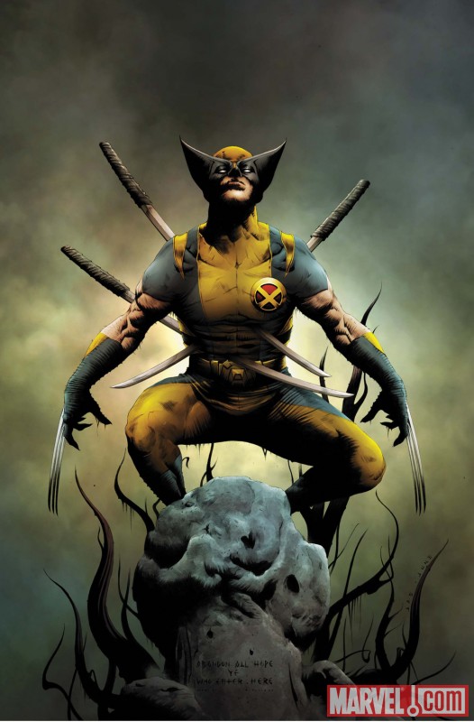 WOLVERINE #1 (2010) cover by Jae Lee
