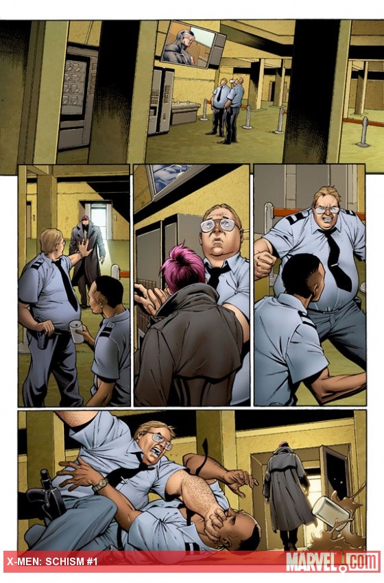 X-Men: Schism #1 preview art by Carlos Pacheco