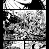 Villains for Hire #1 preview inks by Renato Arlem