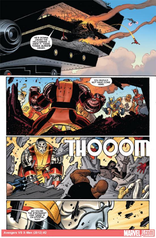 Avengers VS X-Men #2 preview art
