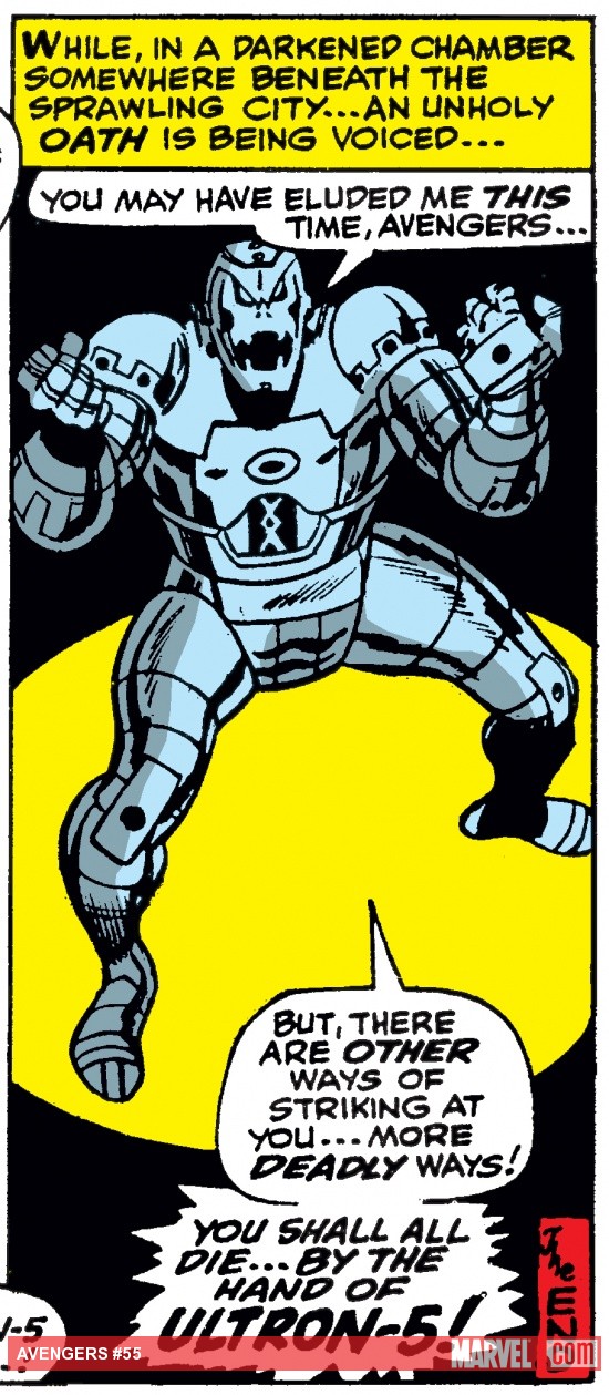 Ultron in his first appearance