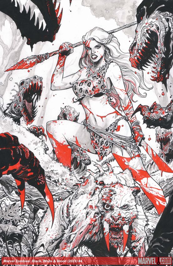 Marvel Zombies: Black, White & Blood (2023) #4 (Variant)