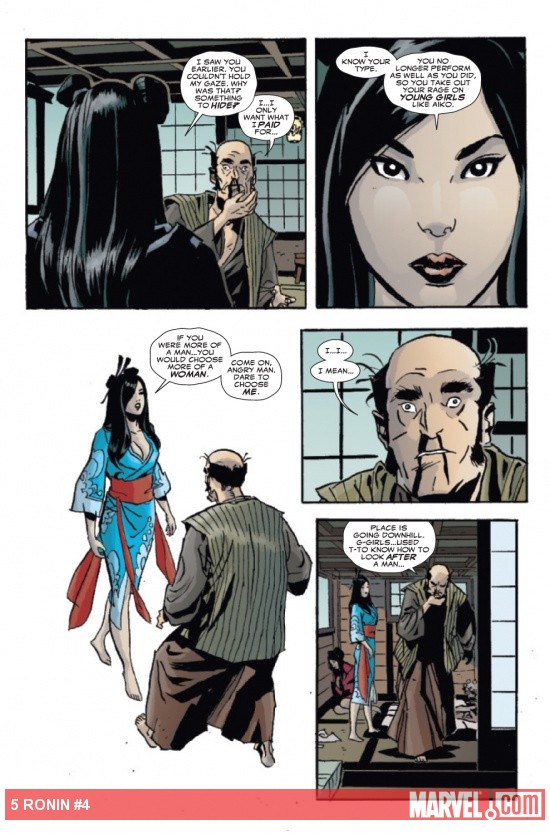 5 Ronin #4 preview art by Goran Parlov