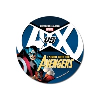 Avengers VS X-Men button
