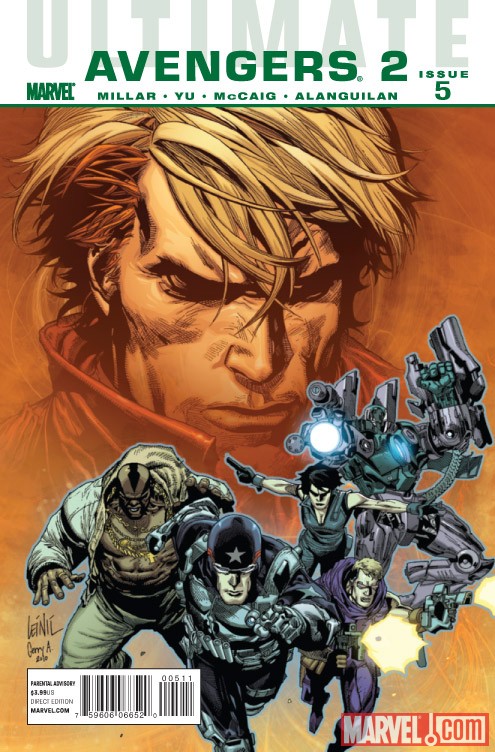 ULTIMATE COMICS AVENGERS 2 #5 cover by Leinil Francis Yu