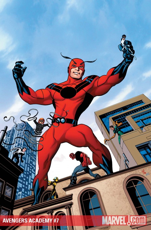 Avengers Academy #7 cover by Mike McKone