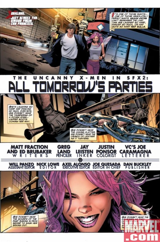 UNCANNY X-MEN #501, page 1