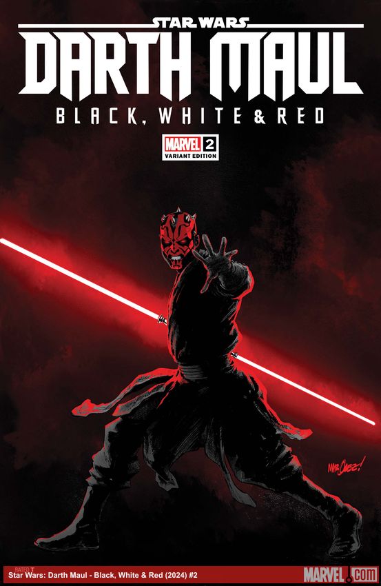 Star Wars: Darth Maul - Black, White & Red (2024) #2 (Variant)