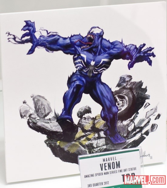 New York Comic Con 2011: Kotobukiya Venom Statue Concept Art