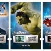 Marvel's The Avengers collectible movie tickets from Senitype