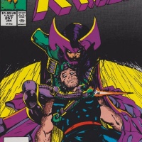 Uncanny X-Men #257 cover by Jim Lee
