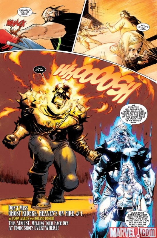 GHOST RIDERS: HEAVEN'S ON FIRE #1 preview art by Roland Boschi