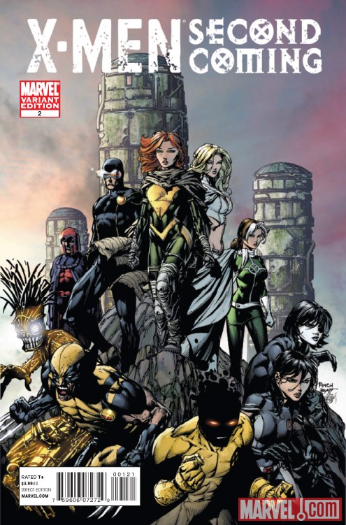 X-MEN: SECOND COMING #2 variant cover by David Finch