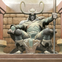 Loki on the throne