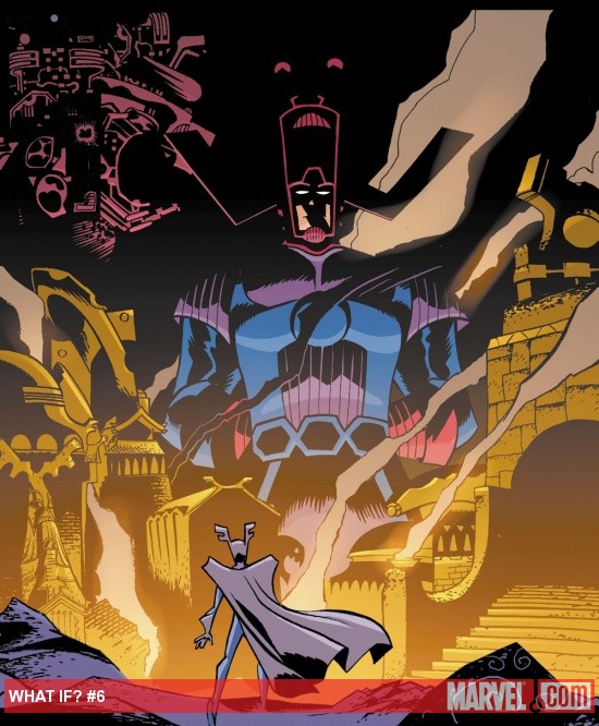 Loki faces Galactus