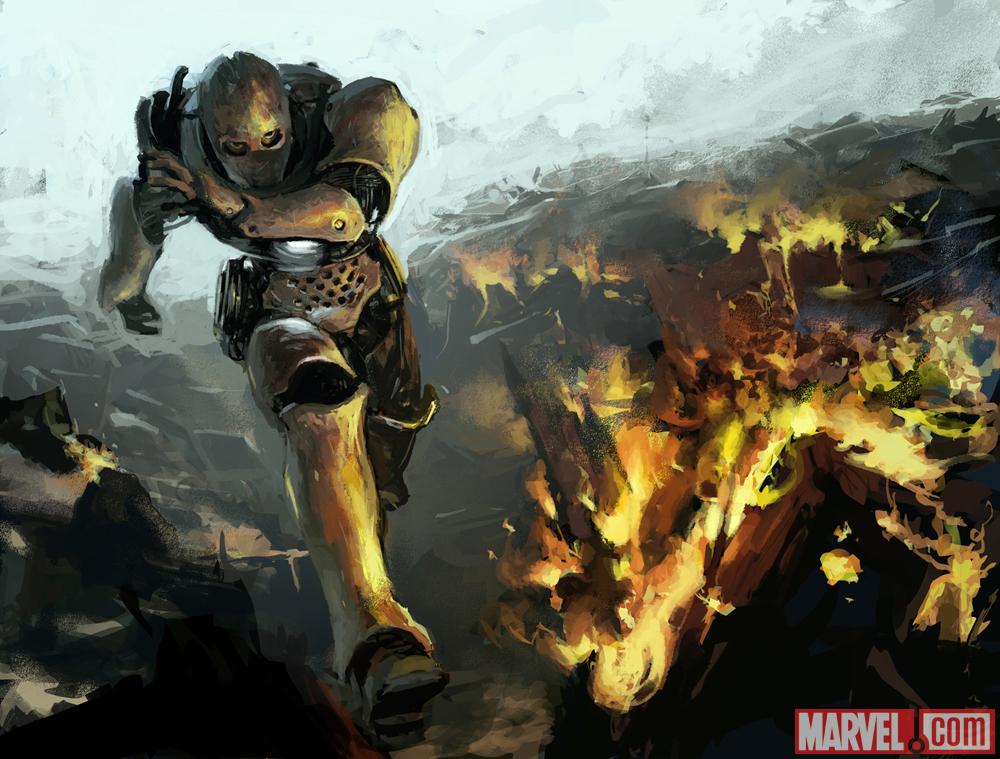 Iron Man: Season One preview art by Gerald Parel