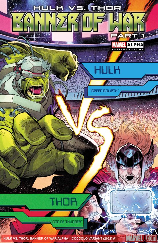 Hulk vs. Thor: Banner Of War Alpha (2022) #1 (Variant)