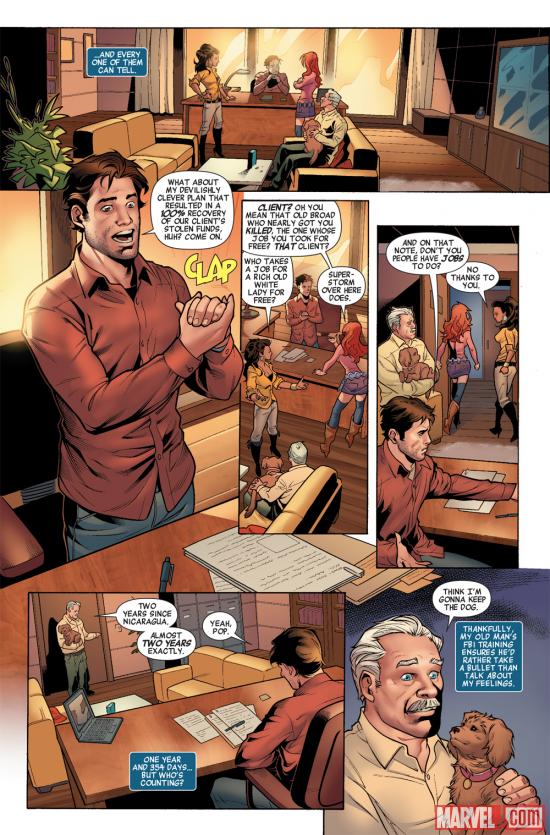 Castle: Richard Castle's Storm Season preview page by Emanuela Lupacchino