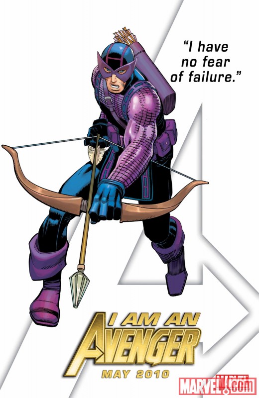I Am An Avenger: Hawkeye promo by John Romita Jr.