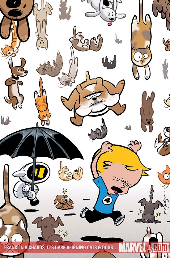 FRANKLIN RICHARDS: IT'S DARK REIGNING CATS & DOGS #1