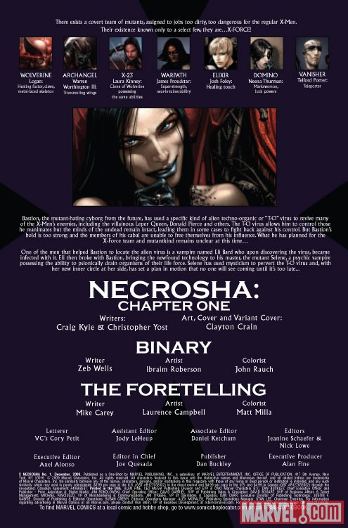 X Necrosha One-Shot (2009) #1