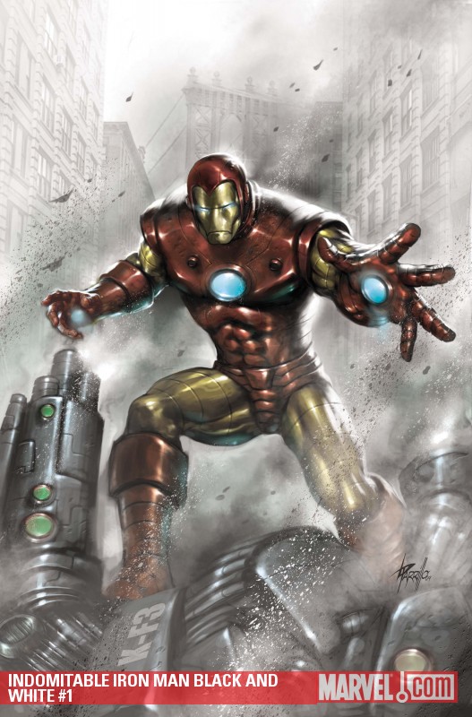 Indomitable Iron Man Black and White (2010)