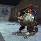 Rhino rears, Spidey clings on