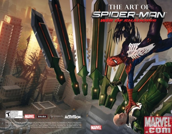 The Art of Spider-Man: Web of Shadows full cover