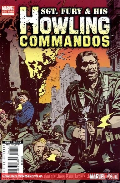 Howling Commandos #1 cover by John Paul Leon