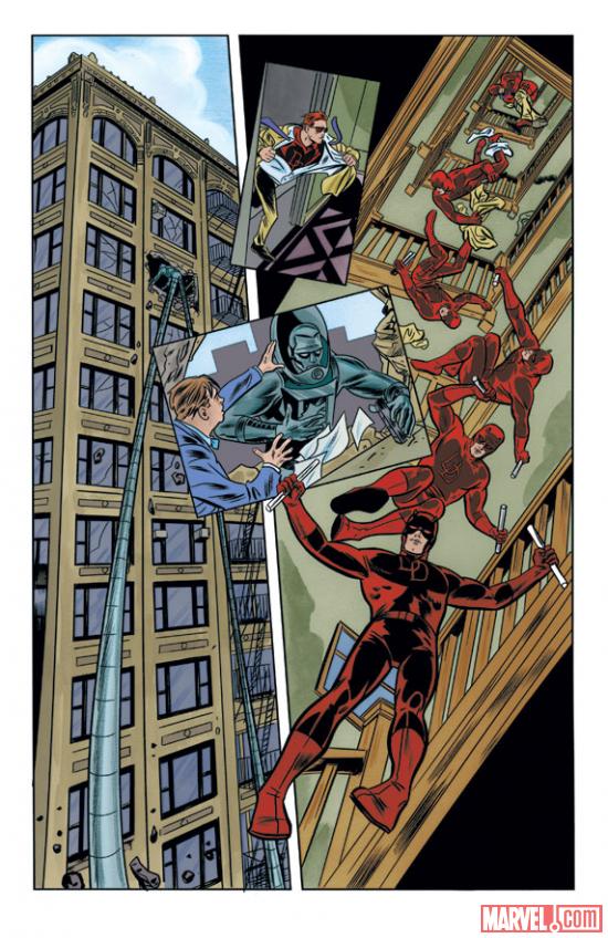 Daredevil #17 preview art by Michael Allred
