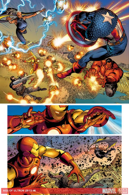Age of Ultron #6 preview art by Brandon Peterson