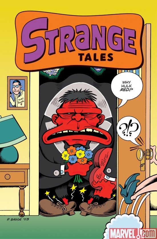 STRANGE TALES #2 Red Hulk Variant Cover