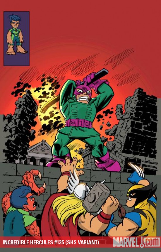 Incredible Hercules (2008) #135 (SHS VARIANT)