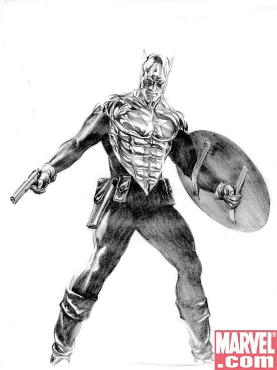 New Captain America design by Alex Ross