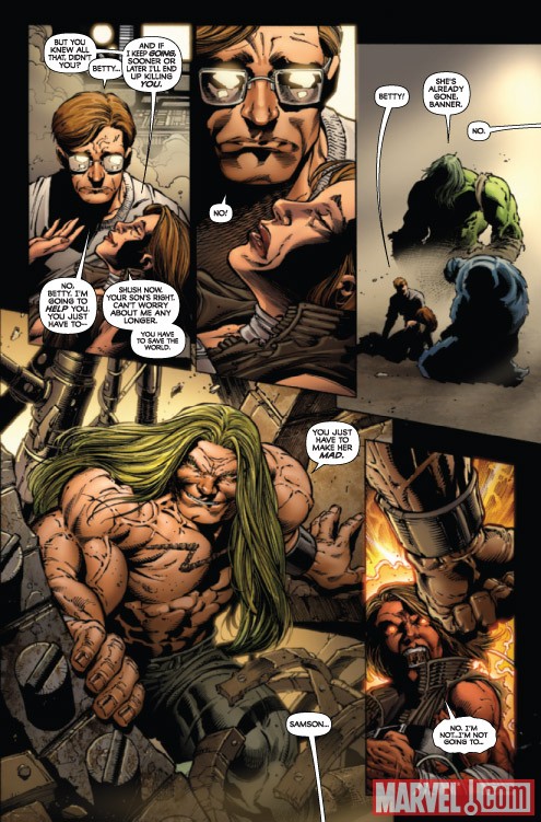 INCREDIBLE HULK #610 preview art by Paul Pelletier