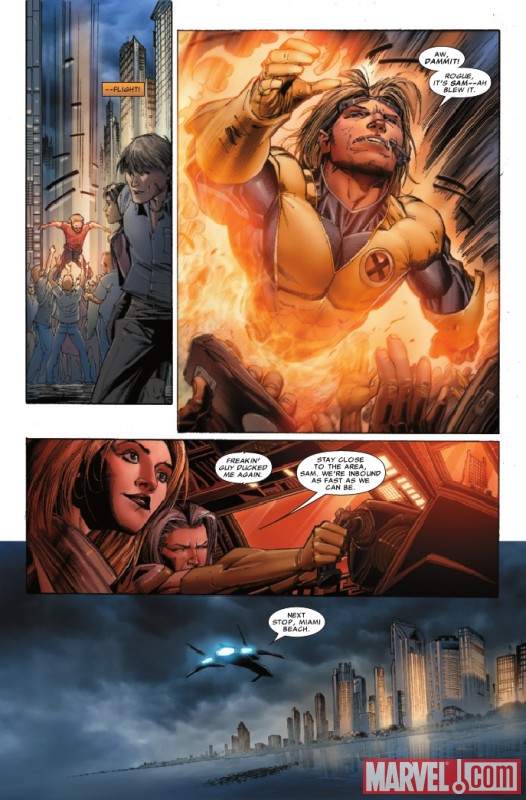 UNCANNY X-MEN #529 preview page by Whilce Portacio