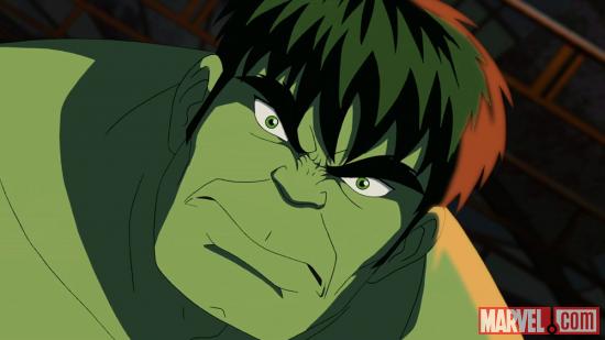 Hulk visits Spider-Man