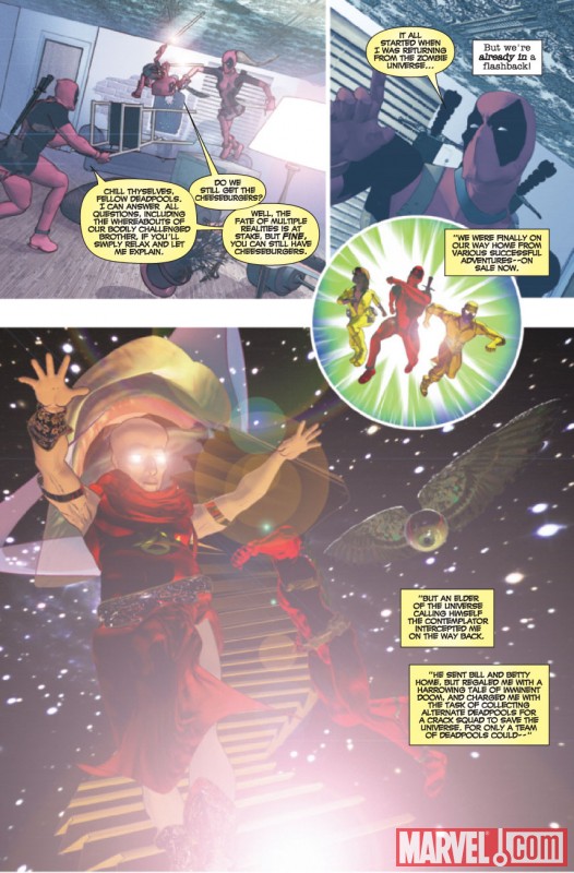 PRELUDE TO DEADPOOL CORPS #5 Art by Kyle Baker