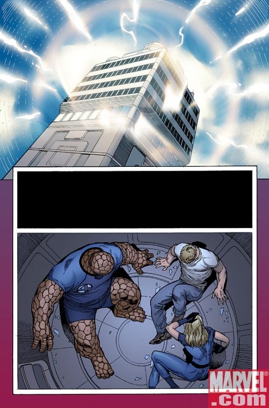 DARK REIGN: FANTASTIC FOUR #1 preview art by Sean Chen